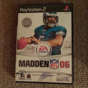 Nfl madden 06 Play station 2 game